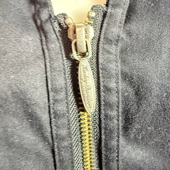 Harley Davidson zip-front bling shirt rhinestones size 1W (1X) - nice!! - Picture 4 of 8